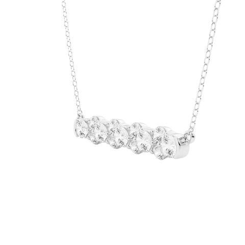 Round Brilliant Cut Diamond Necklace