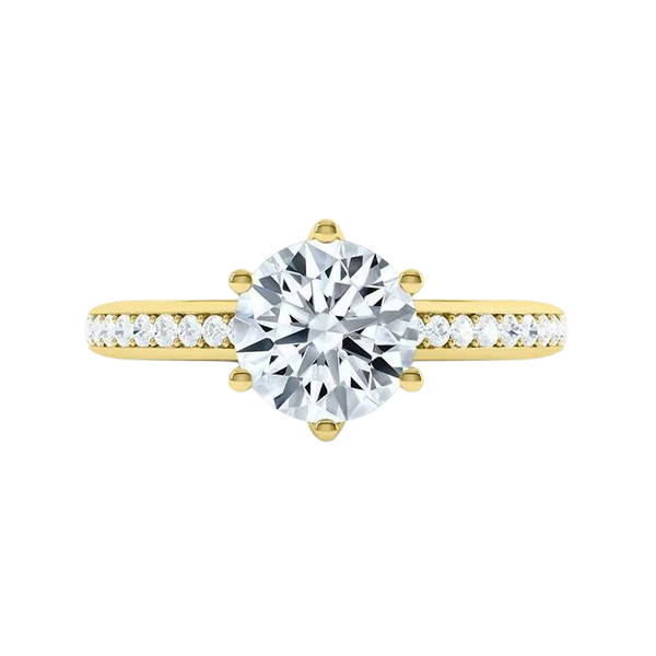 Fine 14k Gold Lab Grown Diamond Ring