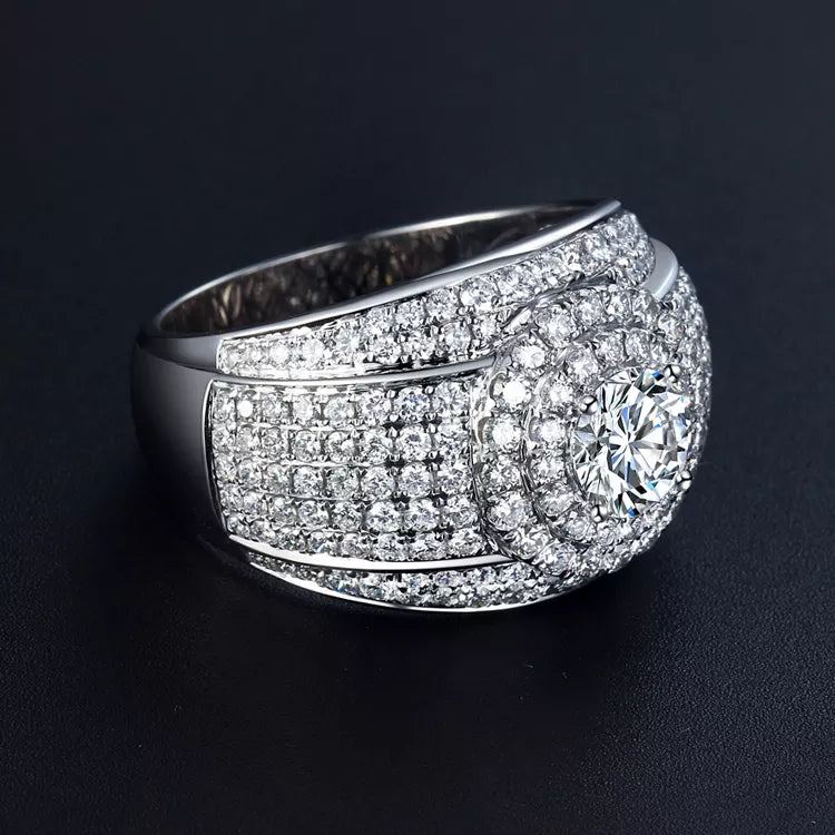 18k White Gold Lab Grown Diamond Ring