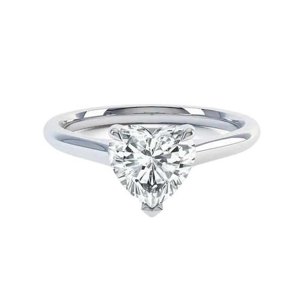 Heart Cut Lab Grown Diamond Ring