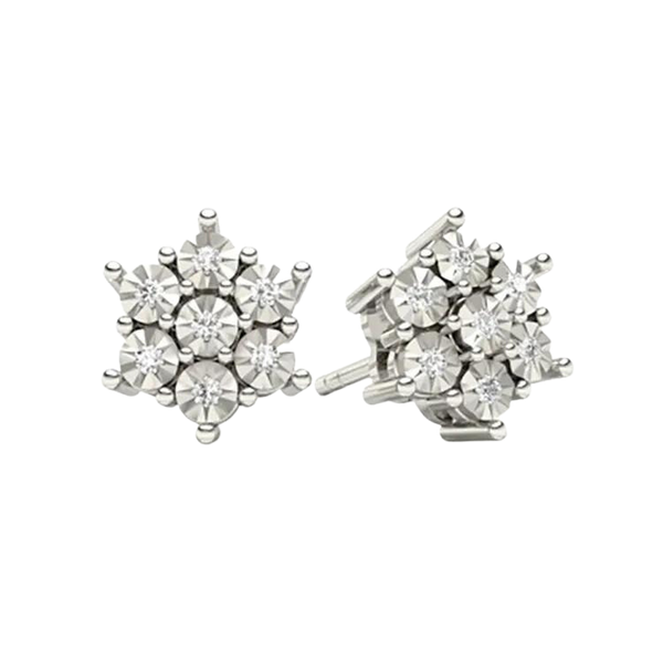 Fine 18k Gold Diamond Studs Earrings