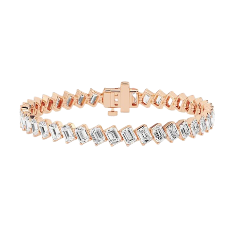 Luxury 18k Gold Lab Grown Diamond Bracelet