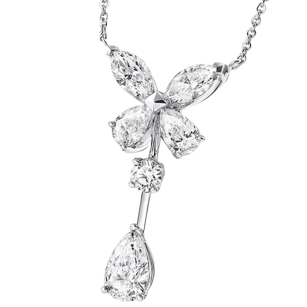 18k White Gold Luxury Diamond Necklace