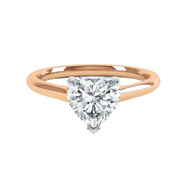 Heart Cut Lab Grown Diamond Ring