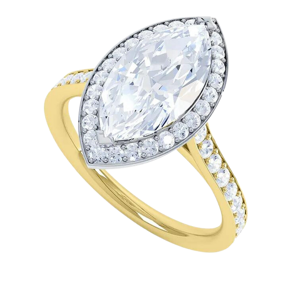 Marquise Cut Lab Grown Diamond Ring