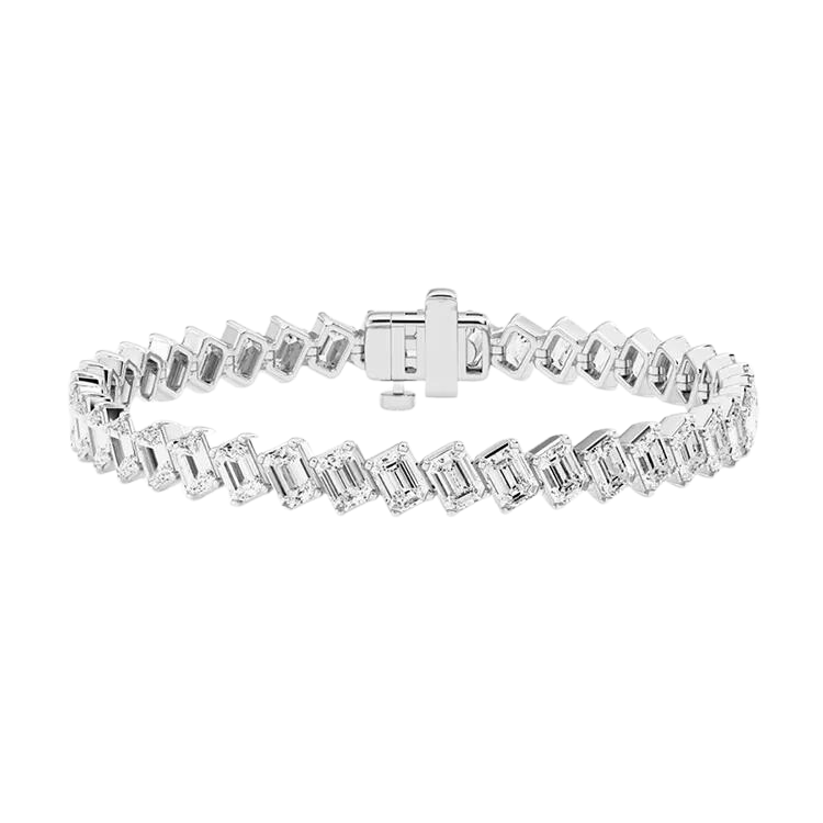 Luxury 18k Gold Lab Grown Diamond Bracelet