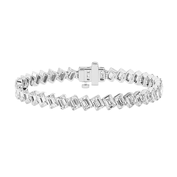 Luxury 18k Gold Lab Grown Diamond Bracelet