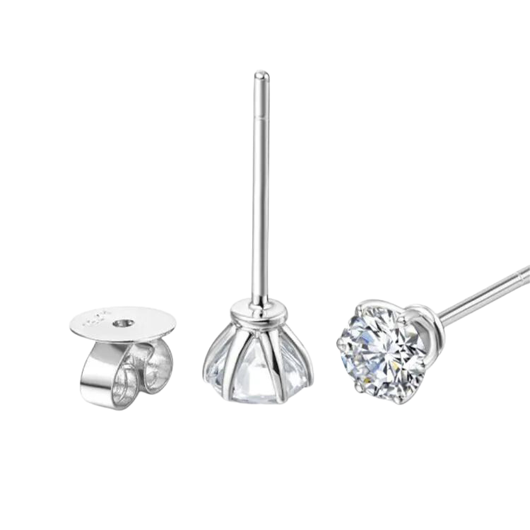 Classic Fine Diamond Studs Earrings