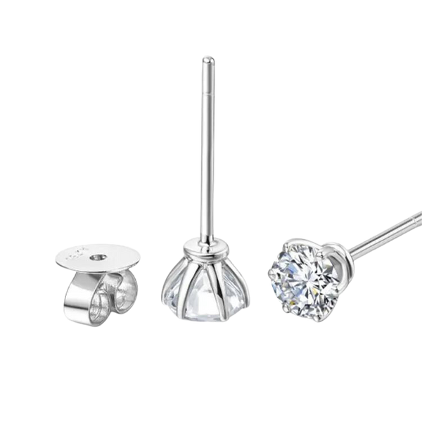 Classic Fine Diamond Studs Earrings