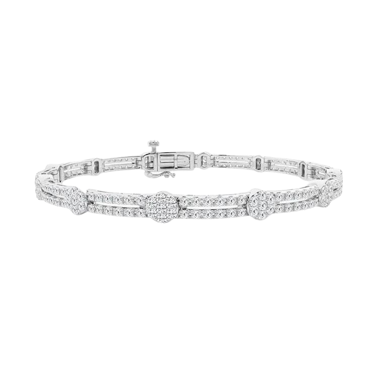 18k Gold Lab Grown Diamond Bracelet