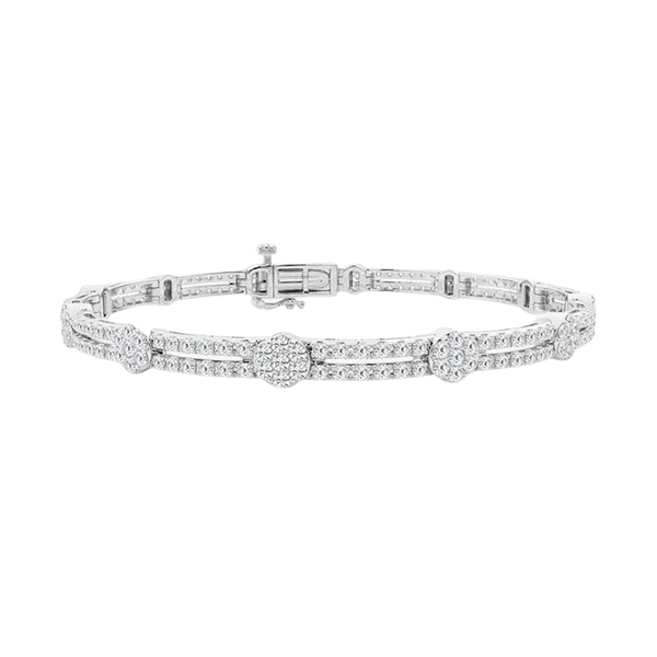 18k Gold Lab Grown Diamond Bracelet