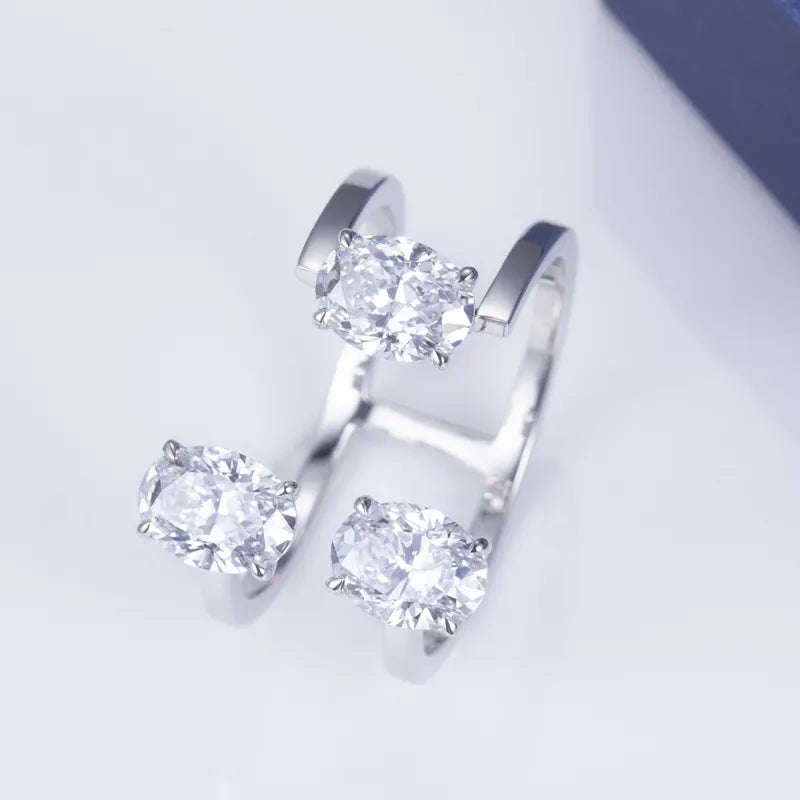 Round Cut Diamond Ring Set