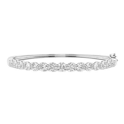 Elegant Round Brilliant Cut Diamond Bracelet