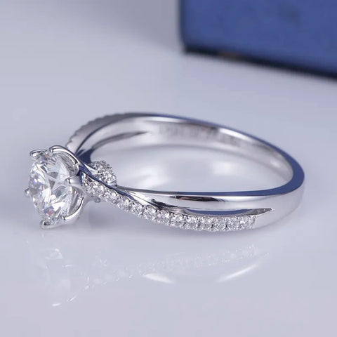 Lab Diamond Solitary Ring