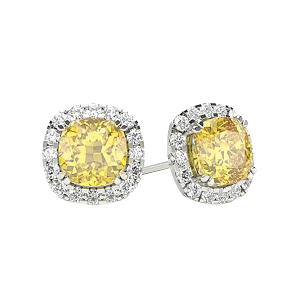 Luxury Elegant Diamond Stud Earrings