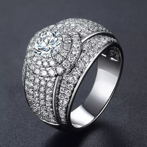 18k White Gold Lab Grown Diamond Ring