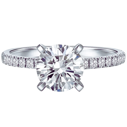 Round Cut Diamond Engagement Ring