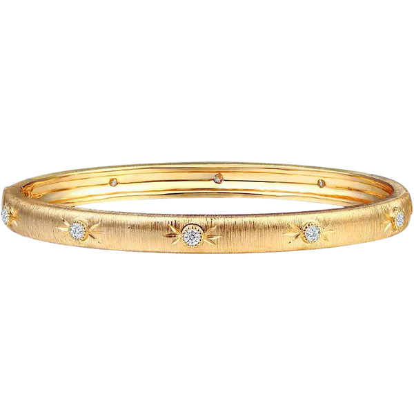 Vintage Bracelet 18K Gold Diamonds