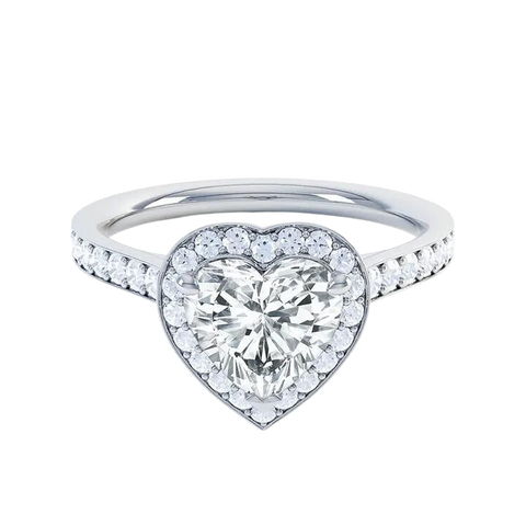 Heart Cut Diamond Engagement Ring