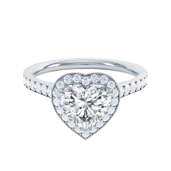 Heart Cut Diamond Engagement Ring