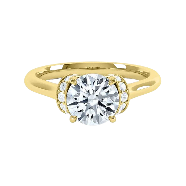 White Gold Engagement Lab Grown Diamond Ring