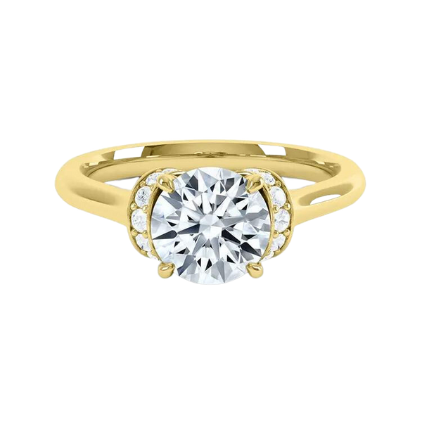 White Gold Engagement Lab Grown Diamond Ring