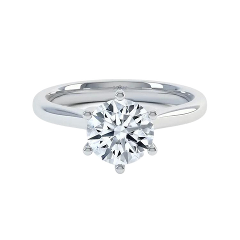 Classic Design Lab Grown Diamond Engagement Ring