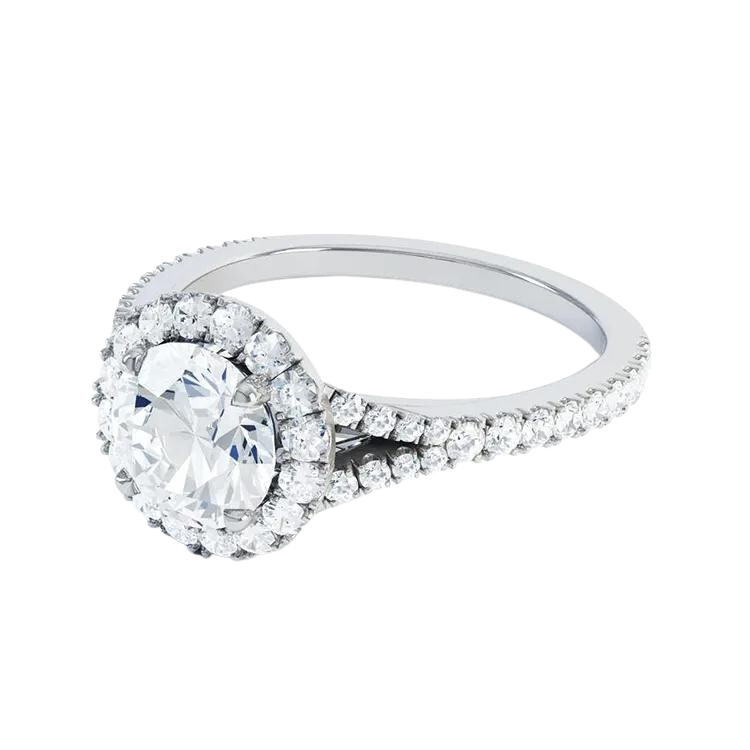 Luxury Round Brilliant Cut Lab grown diamond Ring