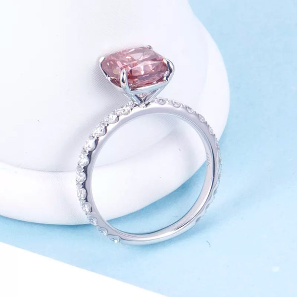 Pink Diamond Engagement Ring