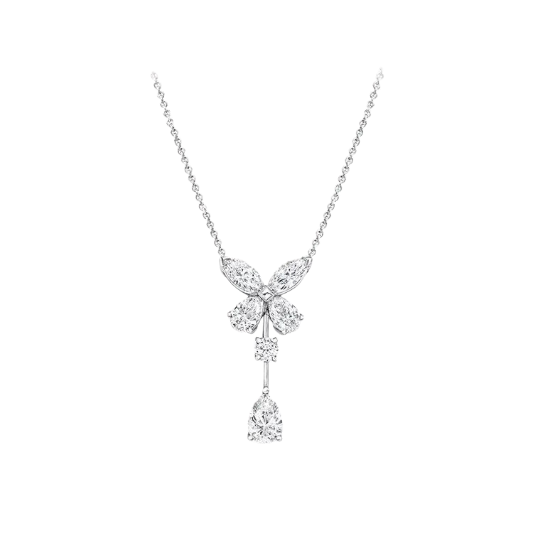 18k White Gold Luxury Diamond Necklace