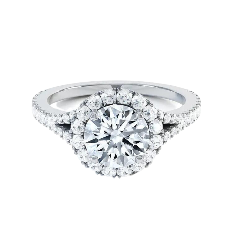 Luxury Round Brilliant Cut Lab grown diamond Ring