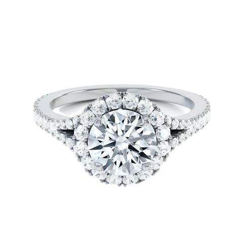 Luxury Round Brilliant Cut Lab grown diamond Ring