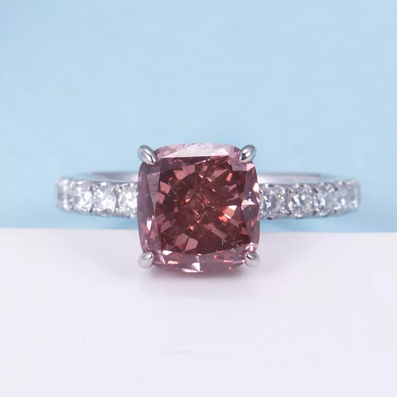 Pink Diamond Engagement Ring