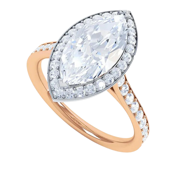 Marquise Cut Lab Grown Diamond Ring