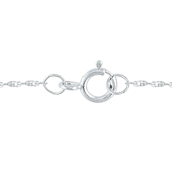 18k White Gold Dazzling Diamond Necklace