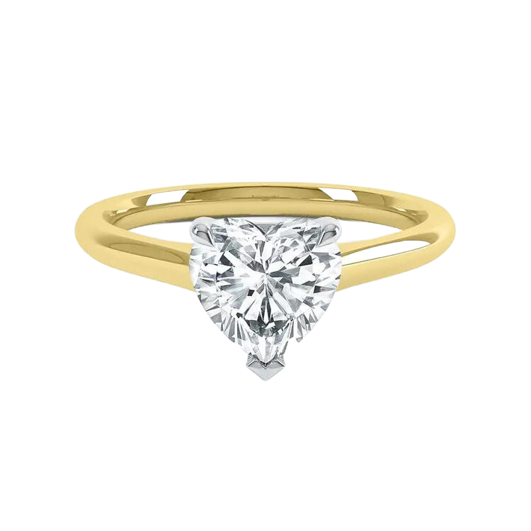 Heart Cut Lab Grown Diamond Ring