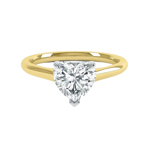 Heart Cut Lab Grown Diamond Ring