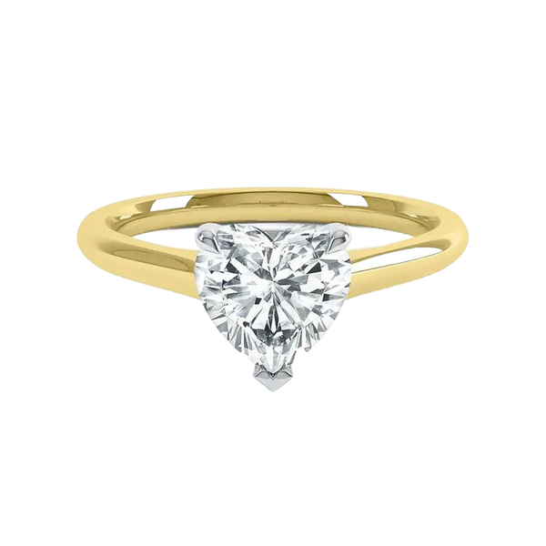 Heart Cut Lab Grown Diamond Ring