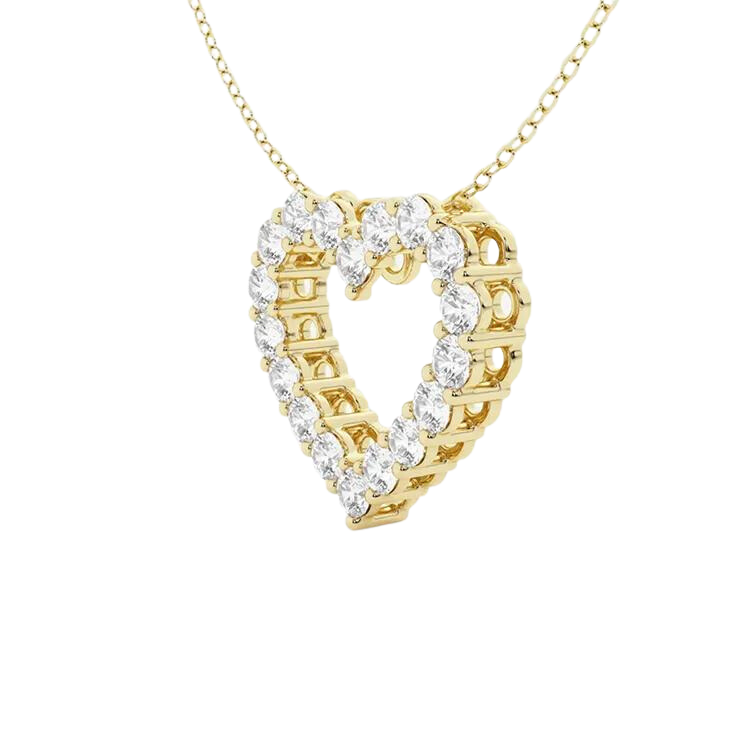 Luxury Heart Diamond Necklace