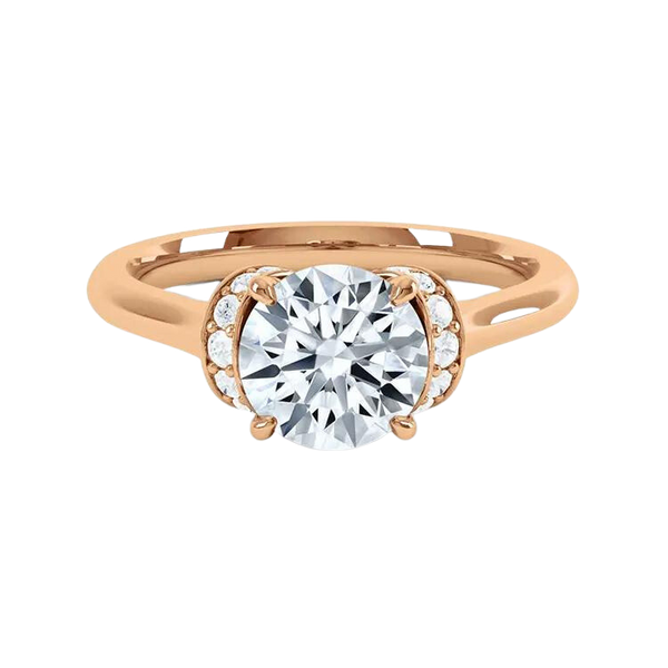 White Gold Engagement Lab Grown Diamond Ring