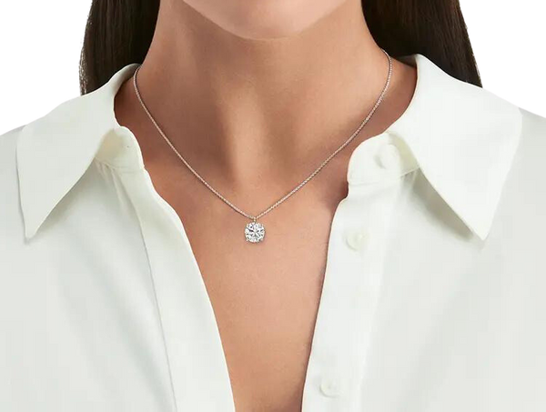 Luxury Round Brilliant Cut Diamond Necklace