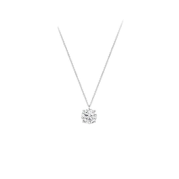 Luxury Round Brilliant Cut Diamond Necklace