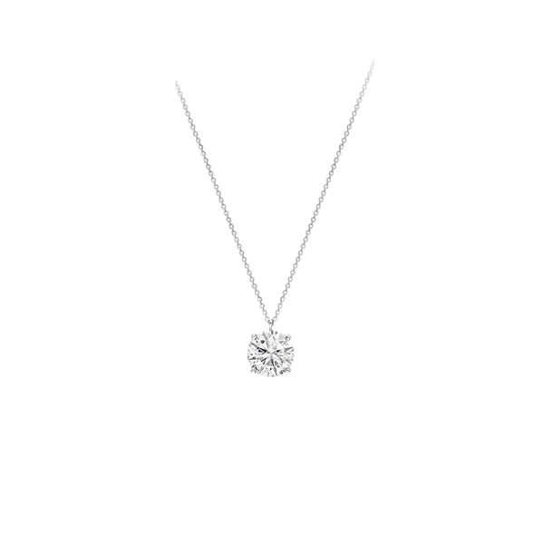 Luxury Round Brilliant Cut Diamond Necklace