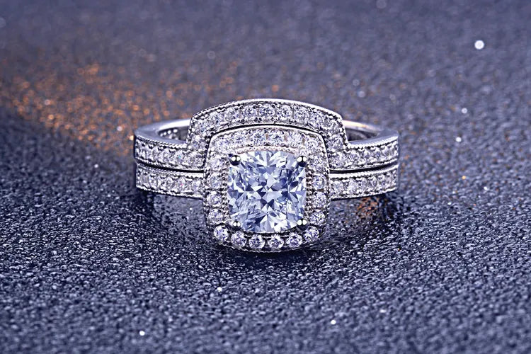 Fashion luxury S925 Sterling Silver Ring