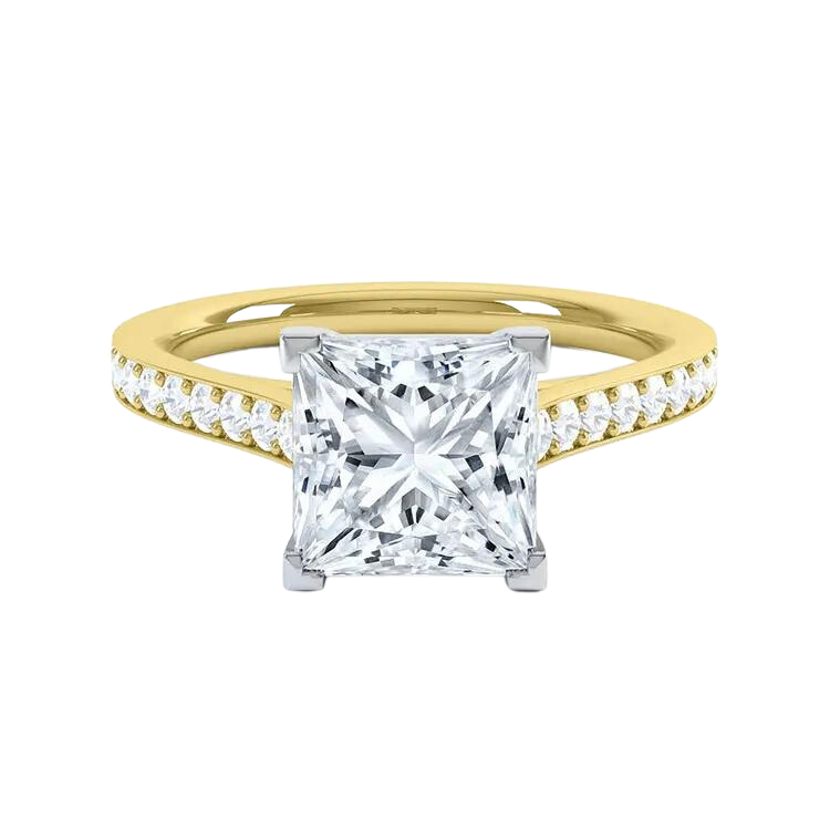 Luxury Princess Diamonds Ring