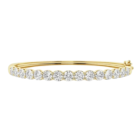 Elegant Round Brilliant Cut Diamond Bracelet