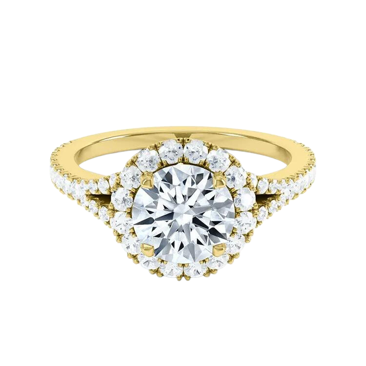 Luxury Round Brilliant Cut Lab grown diamond Ring