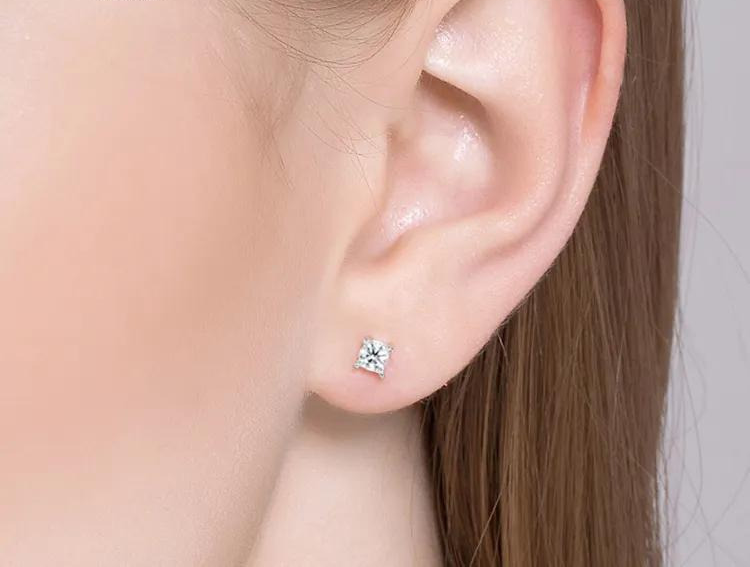 Unique Lab Grown Diamond Studs Earrings