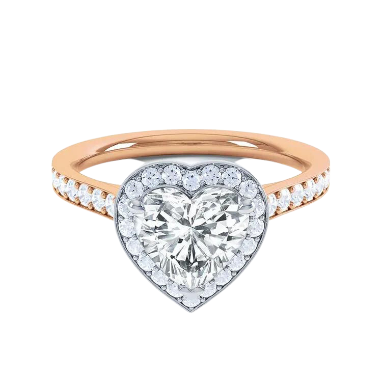 Heart Cut Diamond Engagement Ring