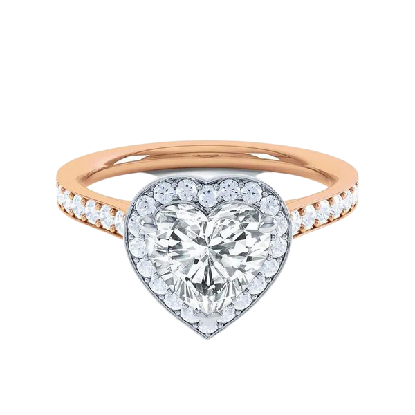 Heart Cut Diamond Engagement Ring